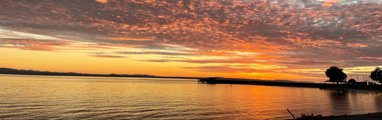 Sonnenuntergang am Bodensee