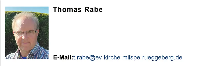 Foto von Thomas Rabe