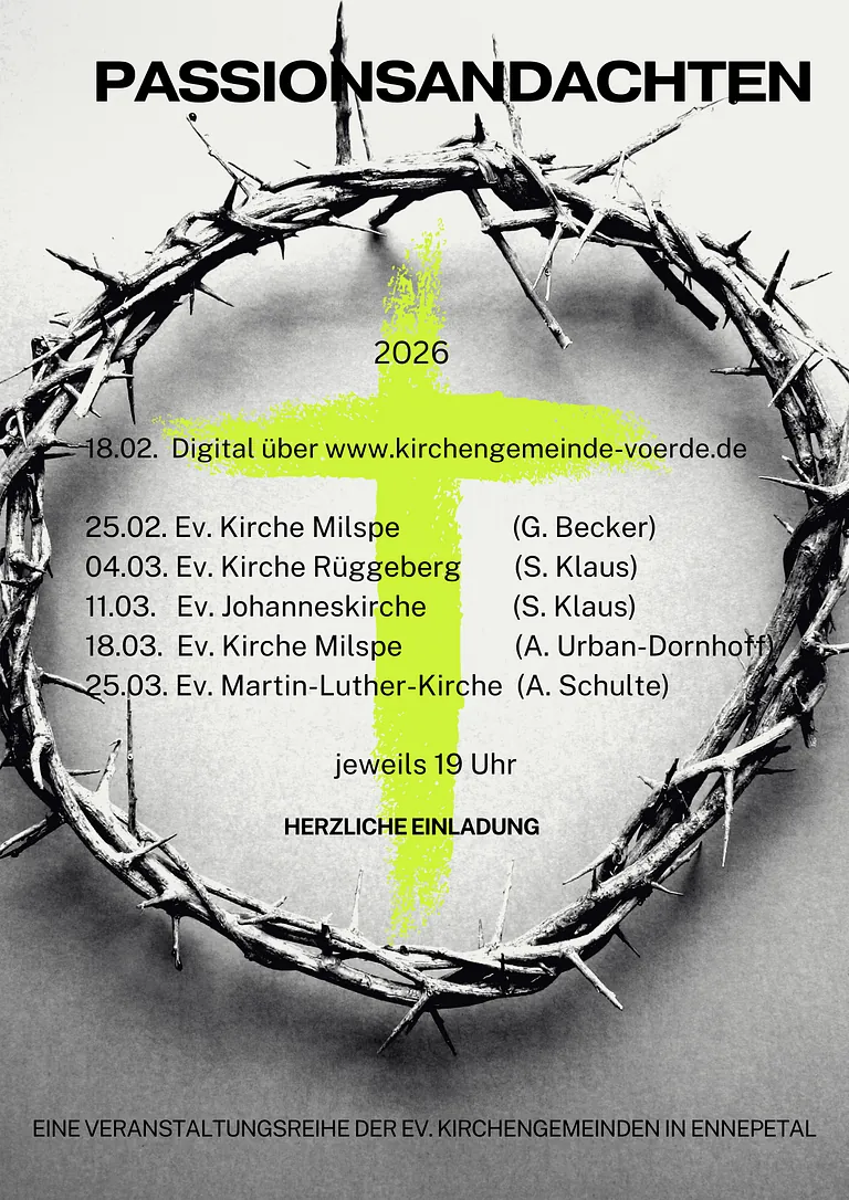 Termine für die Passionsandachten