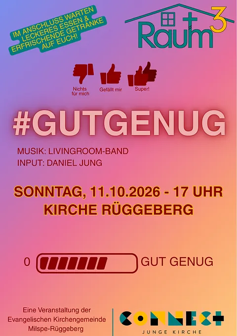 Raum hoch 3 Gottesdienst