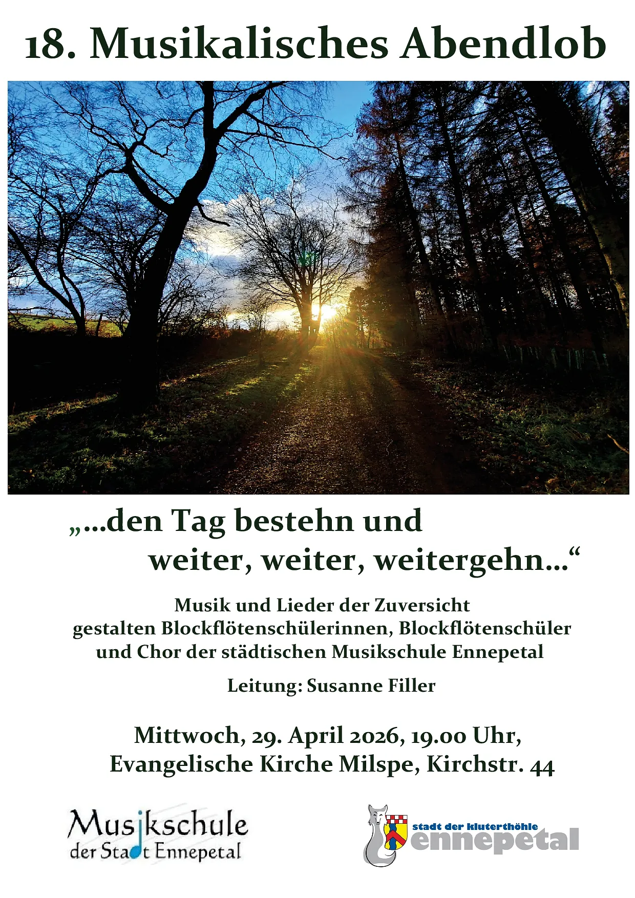 Einladung Musikschule Konzert