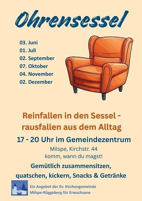 Einladung Ohrensessel am 03.06.