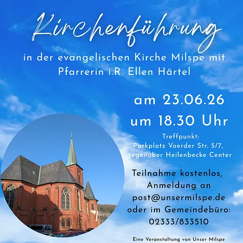 Einladung Kirchführung am 23.06.