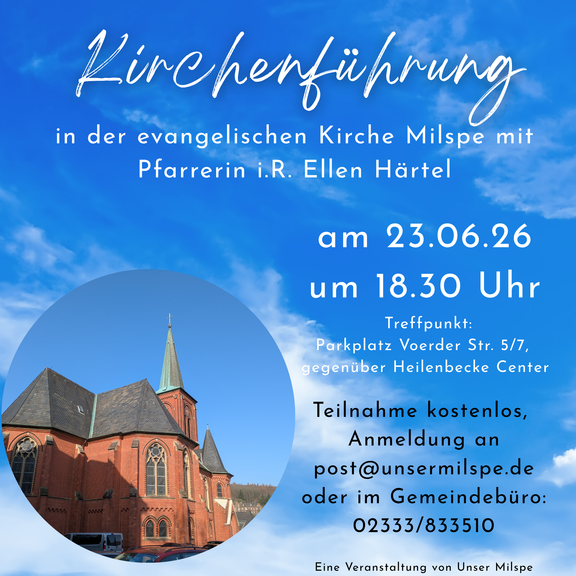 Einladung Kirchführung am 23.06.